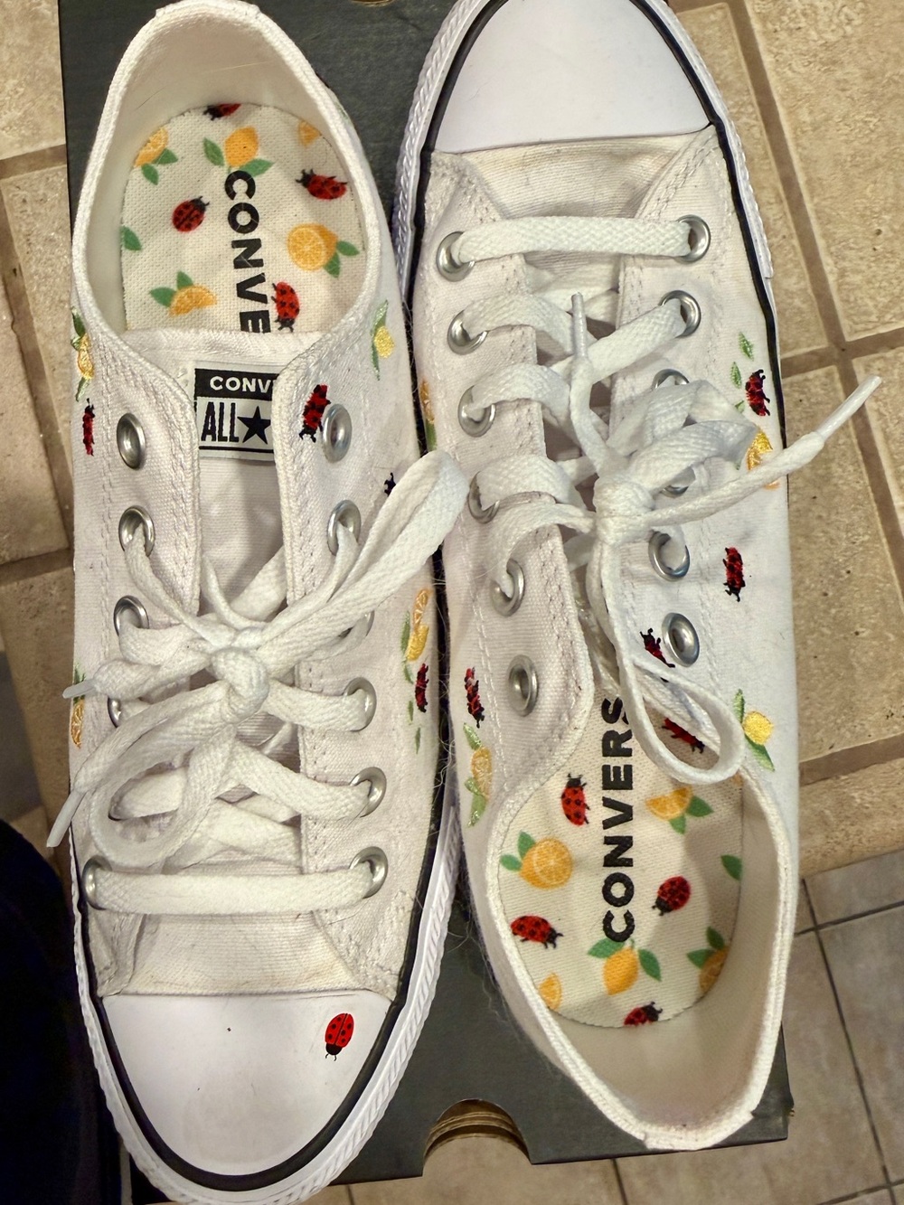 Converse Lemons & Ladybugs Low-Top Sneaker
